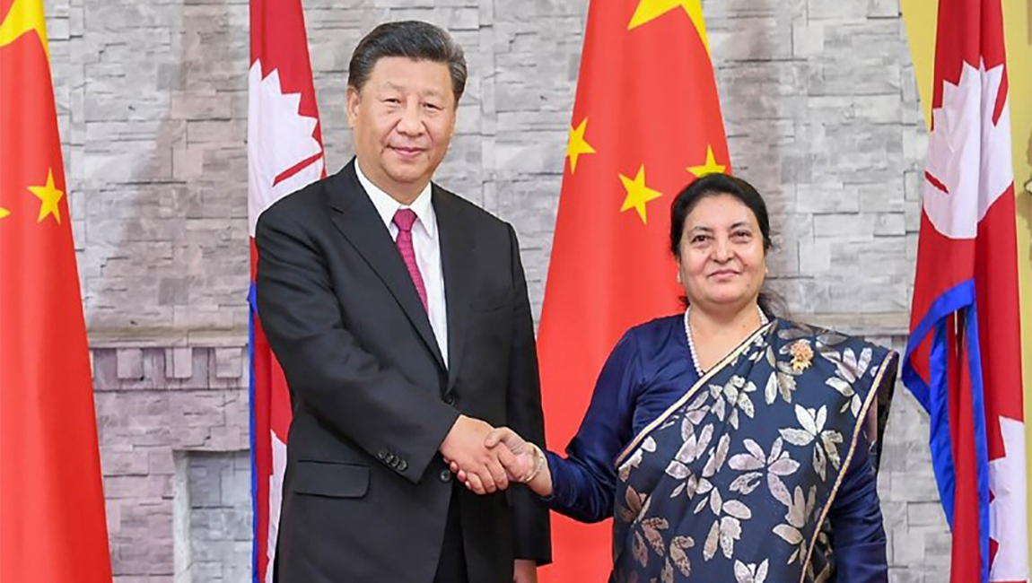 china and nepal rastrapati